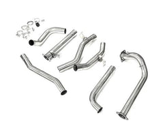Load image into Gallery viewer, TOYOTA LANDCRUISER 78 SERIES (1999-2007) TROOP CARRIER 1HD 4.2 TD 3&quot; STAINLESS STEEL TURBO BACK EXHAUST
