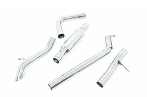 JEEP WRANGLER JK & JL 4 DOOR (2012-2017) STAINLESS STEEL CAT-BACK EXHAUST