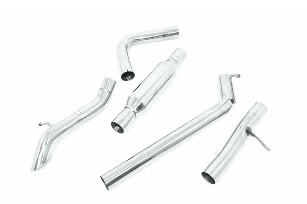 JEEP WRANGLER JK & JL 4 DOOR (2012-2017) STAINLESS STEEL CAT-BACK EXHAUST
