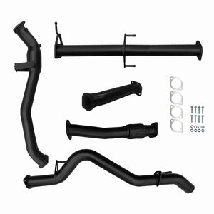 Mitsubishi Triton MQ 2.4L 3" Turbo Back Exhaust - Cat & Straight Pipe