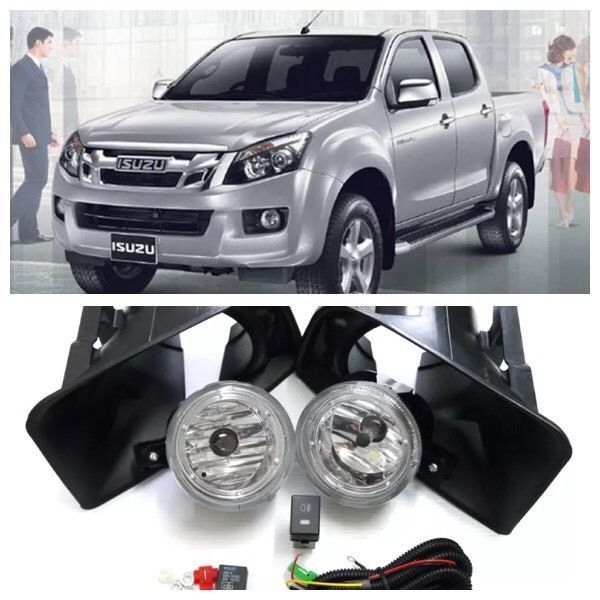 Isuzu D-MAX 2012-2015 Driving Fog Lights Lamps Complete Kit