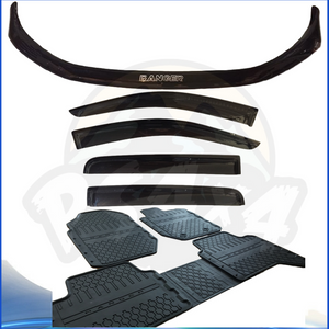 2012-2015 RANGER PX dualCab SET OF BONNET PROTECTOR,WEATHER SHIELDS& Floor Mats