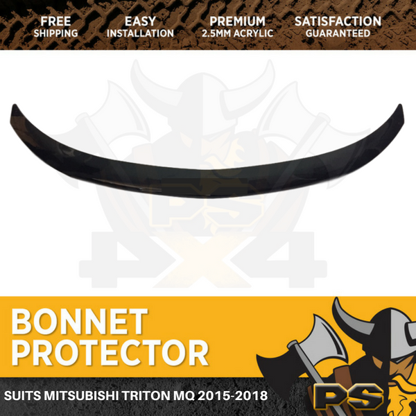 Bonnet Protector for Mitsubishi Triton MQ 2015-2018 Tinted Guard