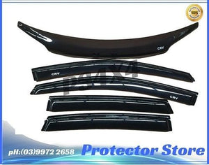 Honda CRV 2013-2017 Bonnet Protector & Window Visors Weather Shields