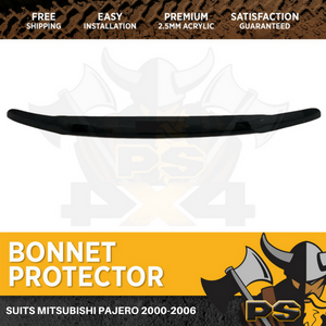 Bonnet Protector for Mitsubishi Pajero 2000 - 2006 Wagon Tinted Guard