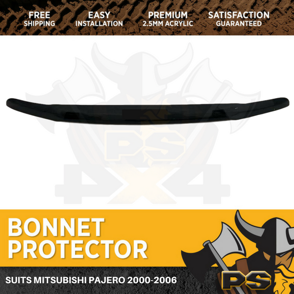 Bonnet Protector for Mitsubishi Pajero 2000 - 2006 Wagon Tinted Guard