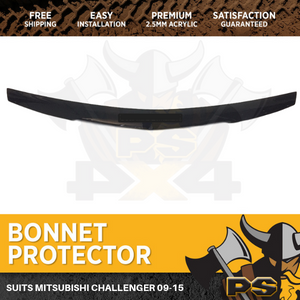 Bonnet Protector for Mitsubishi Challenger 2009-2015 Tinted Guard