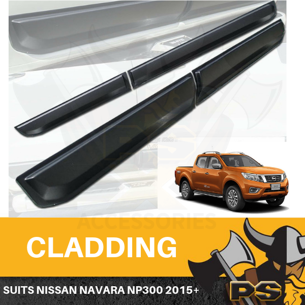 Door Body Molding Cladding Trim to suit Nissan Navara NP300 2015+ Slim