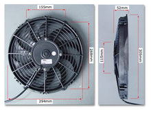 Load image into Gallery viewer, SPAL 11&quot; Fan skew blade pusher 832cfm
