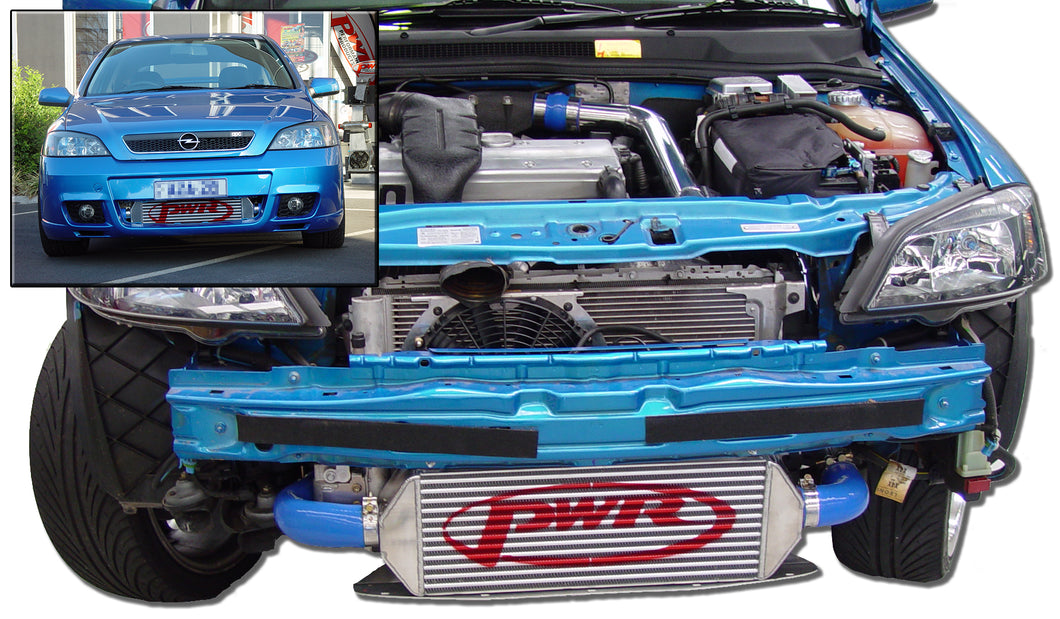 HOLDEN Astra '01-'04 500x204x68mm  Intercooler Kit with Single Thermo fan
