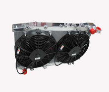 Load image into Gallery viewer, NISSAN  PULSAR GTI-R 42MM Radiator with twin 12&quot; Spal fan mounts
