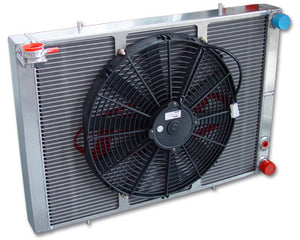NISSAN SKYLINE R32 GTR Crossflow 55MM Spal Mount Radiator