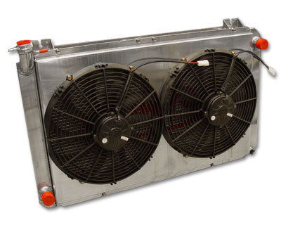 NISSAN GQ PATROL LS1 OUTLETS 55MM Single pass Crossflow Radiator with ...