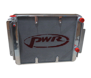 HOLDEN HD, HJ, HQ, HX, HZ LS1 2-Pass Cross Flow 55mm Radiator suit 16" Spal fan