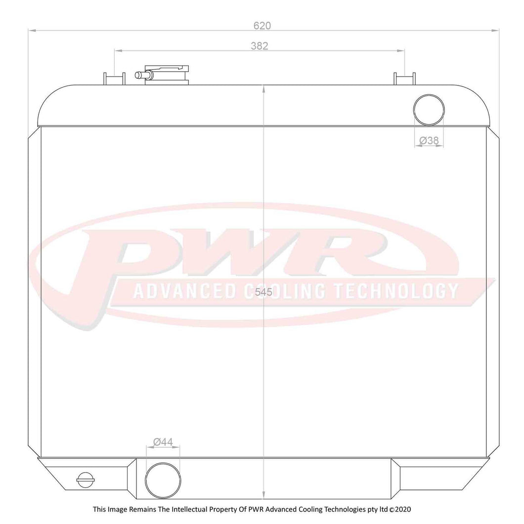 55mm Radiator (Ford Galaxie V8 64-68)