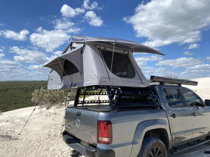 ROOF TOP TENT CAMPING PACKAGE - 2 PERSON LONG STYLE SOFT SHELL TENT CANYON OFFROAD