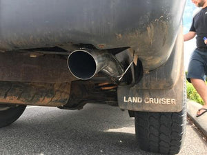 TOYOTA LANDCRUISER 80 SERIES (1990-1998) 4.2L 1HDT & 1HDFT 3" STAINLESS EXHAUST UPGRADE