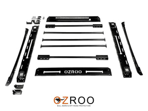 HOLDEN COLORADO (2012-2019) DUAL CAB ULTIMATE ROOF RACK - INTEGRATED LIGHT BAR & SIDE LIGHTS