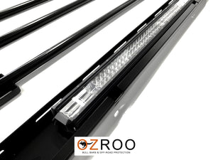 HOLDEN COLORADO (2012-2019) DUAL CAB ULTIMATE ROOF RACK - INTEGRATED LIGHT BAR & SIDE LIGHTS