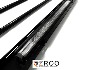 TOYOTA HILUX (2015-2020) GUN DUAL CAB ULTIMATE ROOF RACK - INTEGRATED LIGHT BAR & SIDE LIGHTS