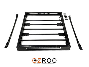 TOYOTA HILUX (2015-2020) GUN DUAL CAB ULTIMATE ROOF RACK - INTEGRATED LIGHT BAR & SIDE LIGHTS