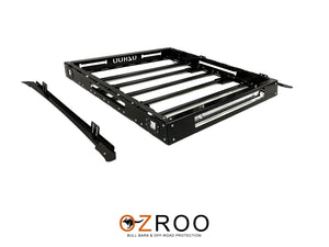 TOYOTA HILUX (2015-2020) GUN DUAL CAB ULTIMATE ROOF RACK - INTEGRATED LIGHT BAR & SIDE LIGHTS