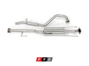 TOYOTA HILUX (2005-2015) KUN 4.0 PETROL V6 CAT-BACK STAINLESS STEEL EXHAUST UPGRADE