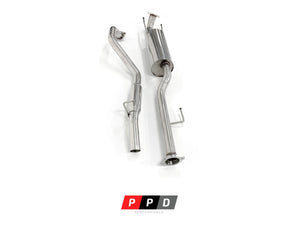 TOYOTA HILUX (2005-2015) KUN 4.0 PETROL V6 CAT-BACK STAINLESS STEEL EXHAUST UPGRADE