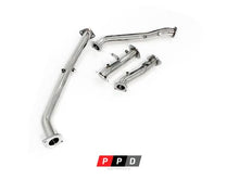 Load image into Gallery viewer, TOYOTA LANDCRUISER 200 SERIES (2015+) STAINLESS DPF-DELETE PIPES
