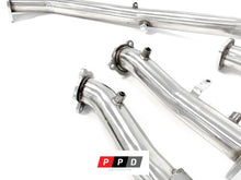 Load image into Gallery viewer, TOYOTA LANDCRUISER 200 SERIES (2015+) STAINLESS DPF-DELETE PIPES
