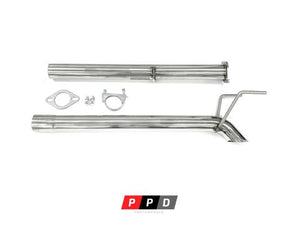 TOYOTA HILUX (2005-2015) D4D TD 150 3L STAINLESS 2.5" MUFFLER DELETE