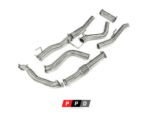 HOLDEN COLORADO (08/2010-2012) RC 3" STAINLESS STEEL TURBO BACK EXHAUST