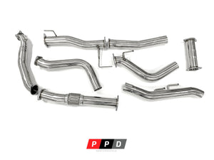 ISUZU D-MAX (08/2010-2012) 3" STAINLESS STEEL TURBO BACK EXHAUST