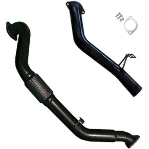 Toyota Landcruiser Exhaust 79 Series V8 S/Cab 3" Inch Turbo Back No Cat Side Pipe