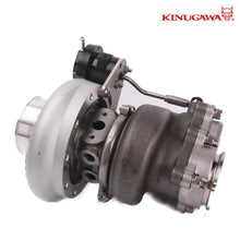 Load image into Gallery viewer, Kinugawa STS Advanced Ball Bearing 3&quot; Anti-surge Turbocharger TD06SL2-16KX 18G Point Milling T3 V-band for Nissan Patrol Safari TD42 Low Mount
