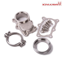 Load image into Gallery viewer, Kinugawa STS Advance Ball Bearing Turbocharger 3&quot; Anti Surge TF06-18K T3 Point Milling for Nissan RB20DET RB25DET Stage 2 - Kinugawa Turbo
