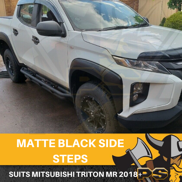 Heavy Duty Side Steps Mitsubishi Triton MQ MR 2015 - 2022 Dual Cab Running Boards