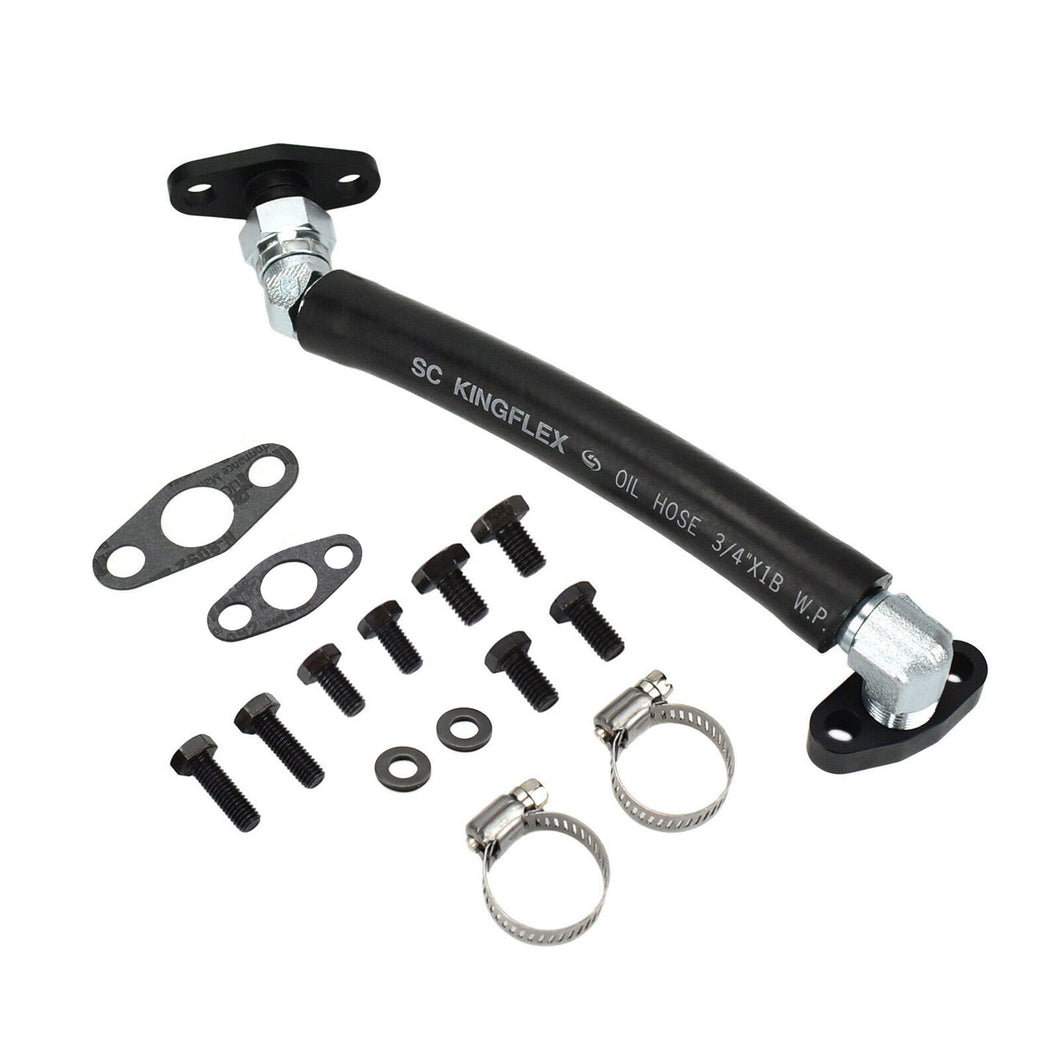 Turbo Oil Drain Hose Kit Mazdaspeed MS3 MS6 CX-7 Axela 2.3L Precision PTE