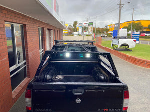 NISSAN NAVARA (1997-2021) OZROO UNIVERSAL TUB RACK - HALF HEIGHT & FULL HEIGHT