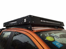 Load image into Gallery viewer, TOYOTA HILUX (1997-2015) KZN &amp; KUN DUAL CAB ULTIMATE ROOF RACK - INTEGRATED LIGHT BAR &amp; SIDE LIGHTS

