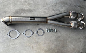 NISSAN GT-R GTR R35 RACE 3.5″ MIDPIPE MID PIPE EXHAUST STAINLESS STEEL