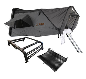 ROOF TOP TENT CAMPING PACKAGE - 4 PERSON HARD SHELL TENT CANYON OFFROAD