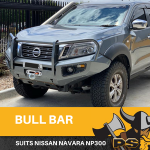 PS4X4 Premium Bull Bar to suit Nissan Navara NP300 D23 Steel Winch Compatible