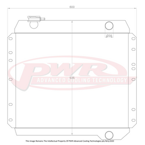 55mm Radiator (Toyota Landcruiser 40 Series 64-89)