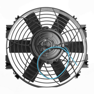 10" Fan Skew Blade Pull 12V (696CFM) (56mm Deep)