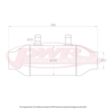 Load image into Gallery viewer, Barrel Only 4&quot; x 6&quot; (2.25&quot; Outlets) Intercooler
