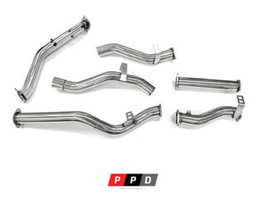 TOYOTA LANDCRUISER 79 SERIES (2016+) VDJ79 STAINLESS TURBO-BACK EXHAUST