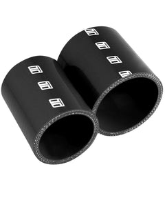 Straight 2.25" x 75mm BLACK
