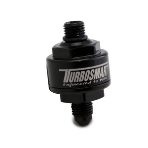 Billet Turbo Oil Feed Filter 44um AN-3 - Black