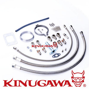 Kinugawa GTX Ball Bearing Turbocharger 3" Anti-Surge GTX2863R 8cm T3 V-Band Skyline RB20 RB25DET - Kinugawa Turbo